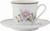 Lynn's China Charmed Rose Vintage Flat Cup & Saucer - 6-Sets