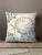 7-Piece King/Queen Light Blue & Yellow Gold Satin Duvet Comforter Cover Bedding Set with Seashells