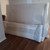 King Size Diamond Tufted Upholstered Beige Neutral Panel Bed - Local Pick-Up Only