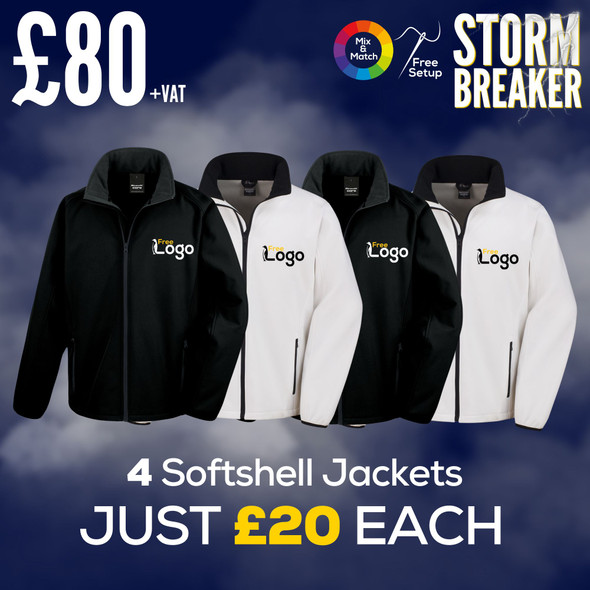 Storm Breaker Deals - 4x Result Softshell Jackets
