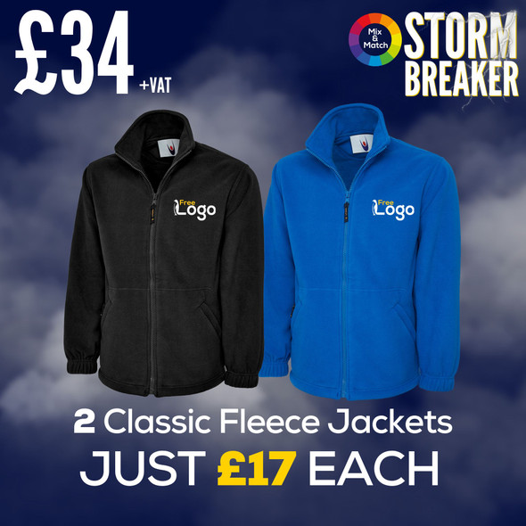 2x Best Selling Fleece Jackets 
