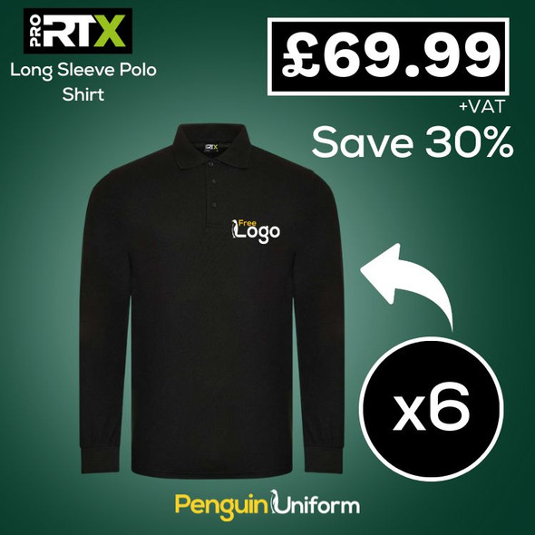 Long sleeve Polo Bundle x6