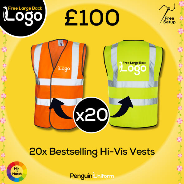 Spring Workwear Deals - 20x Hi Vis Vests