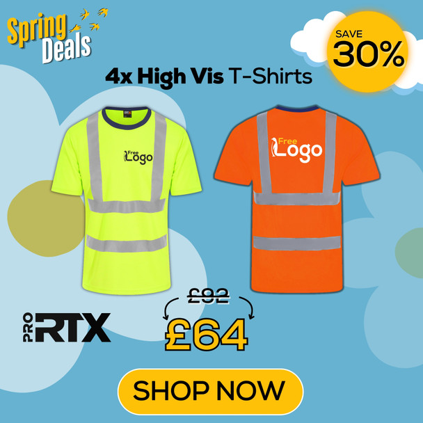 4x High Vis T-Shirts 
