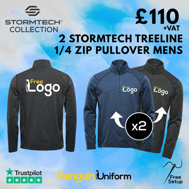 2x Stormtech Treeline Performance 1/4 Zip Pullover Mens 2x Stormtech Treeline Performance 1/4 Zip Pullover Mens