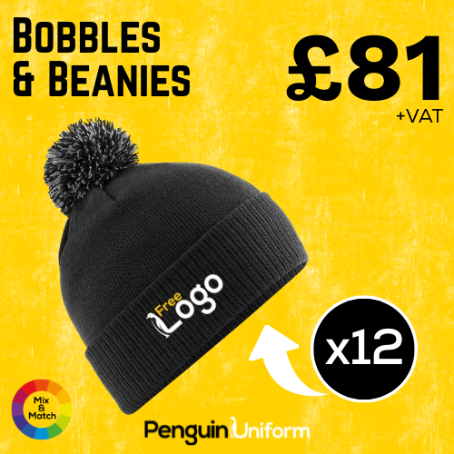 x12 Bobble hats bundle 