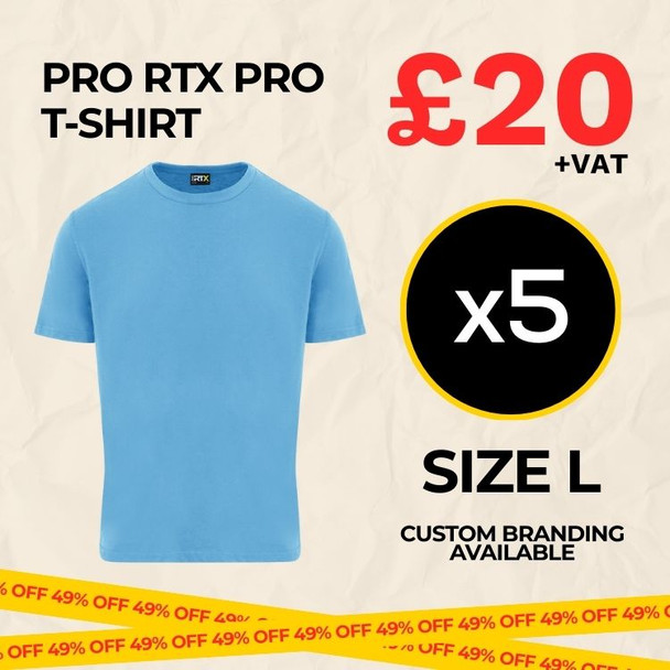 Clearance x5 Sky Pro RTX T-Shirts (Size L)