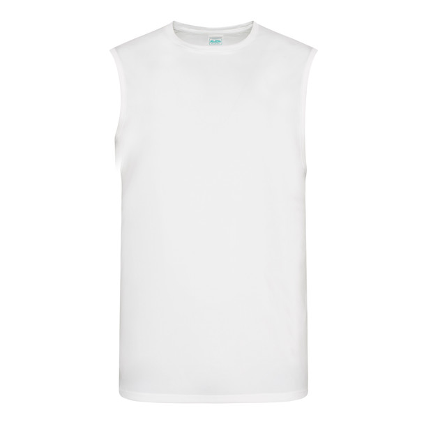 White Sports Vest