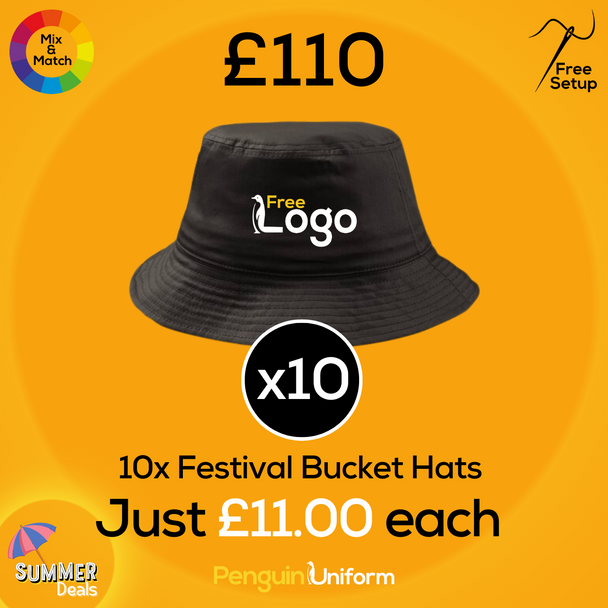 Summer Deal 10x Bucket Hats