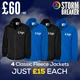 4x Best Selling Fleece Jackets 