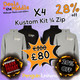 Black Friday 4x Kustom Kit ¼ Zip