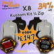 Black Friday 8x Kustom Kit ¼ Zip