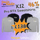  12x Pro RTX Hoodies