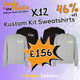 12x Kustom Kit Sweatshirts 