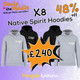 Midlayer Deals - 8x Native Spirit Hoodies