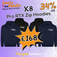 Midlayer Deals - 8x Pro RTX Zip Hoodies