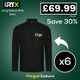 Long sleeve Polo Bundle x6
