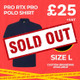 Clearance x5 Navy Pro RTX Polo Shirts (Size L) SOLD OUT