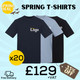Spring Deals - AWDis 180 T-Shirts x20