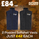 Autumn deals - 2x Padded Softshell Vests
