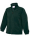 Childrens Classic Full Zip Fleece Jacket - Bottle Green - UC603