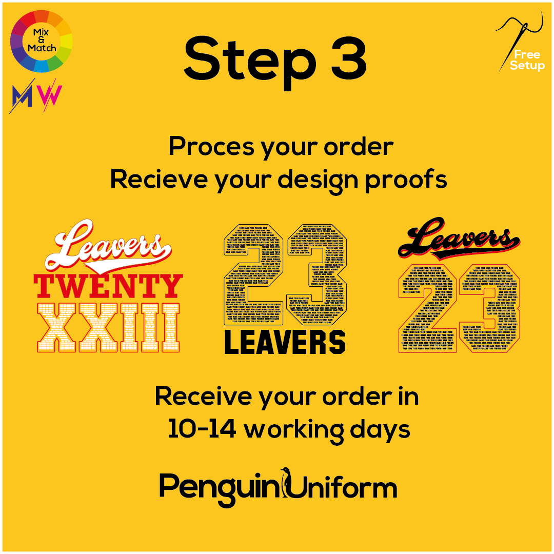 Leavers Hoodies 2023 - How To Order