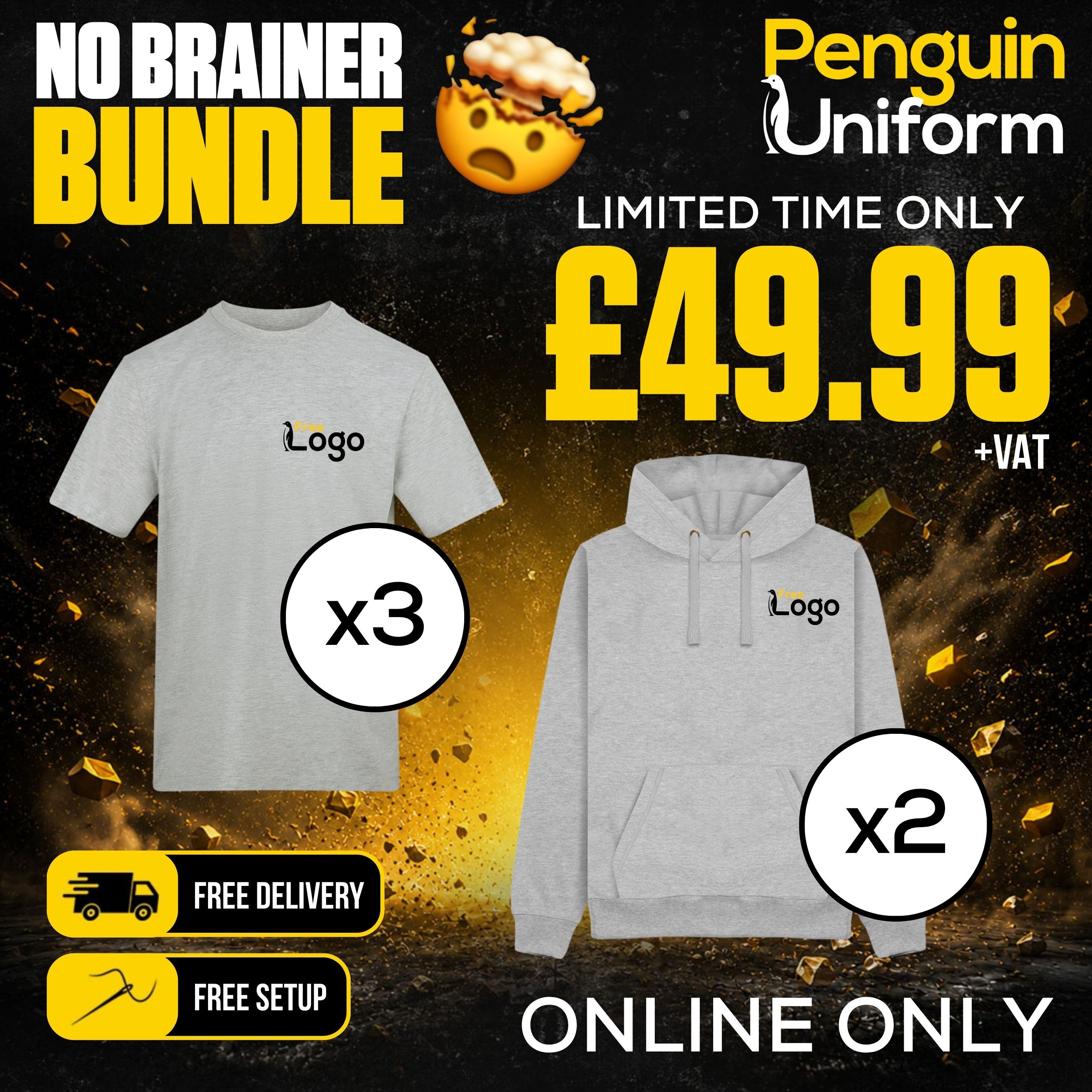 No Brainer Workwear Bundle - Professional Work Clothing Package