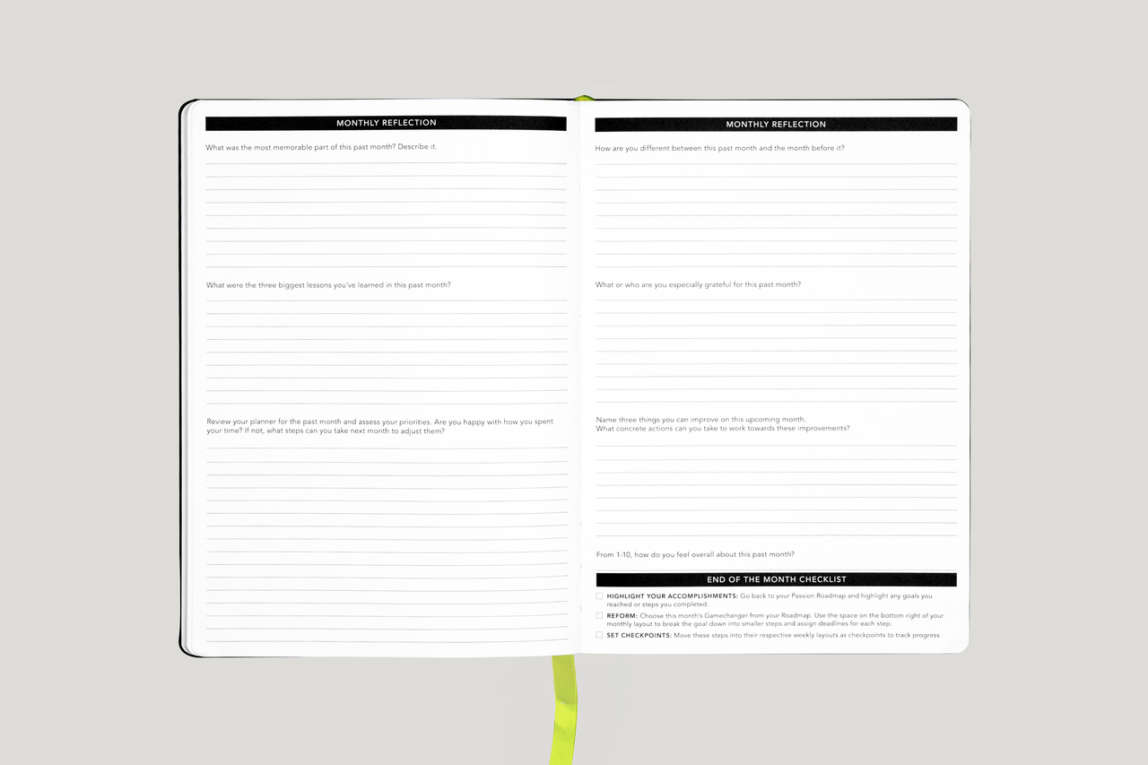 2019 dated planners radiant rose gold passion planner