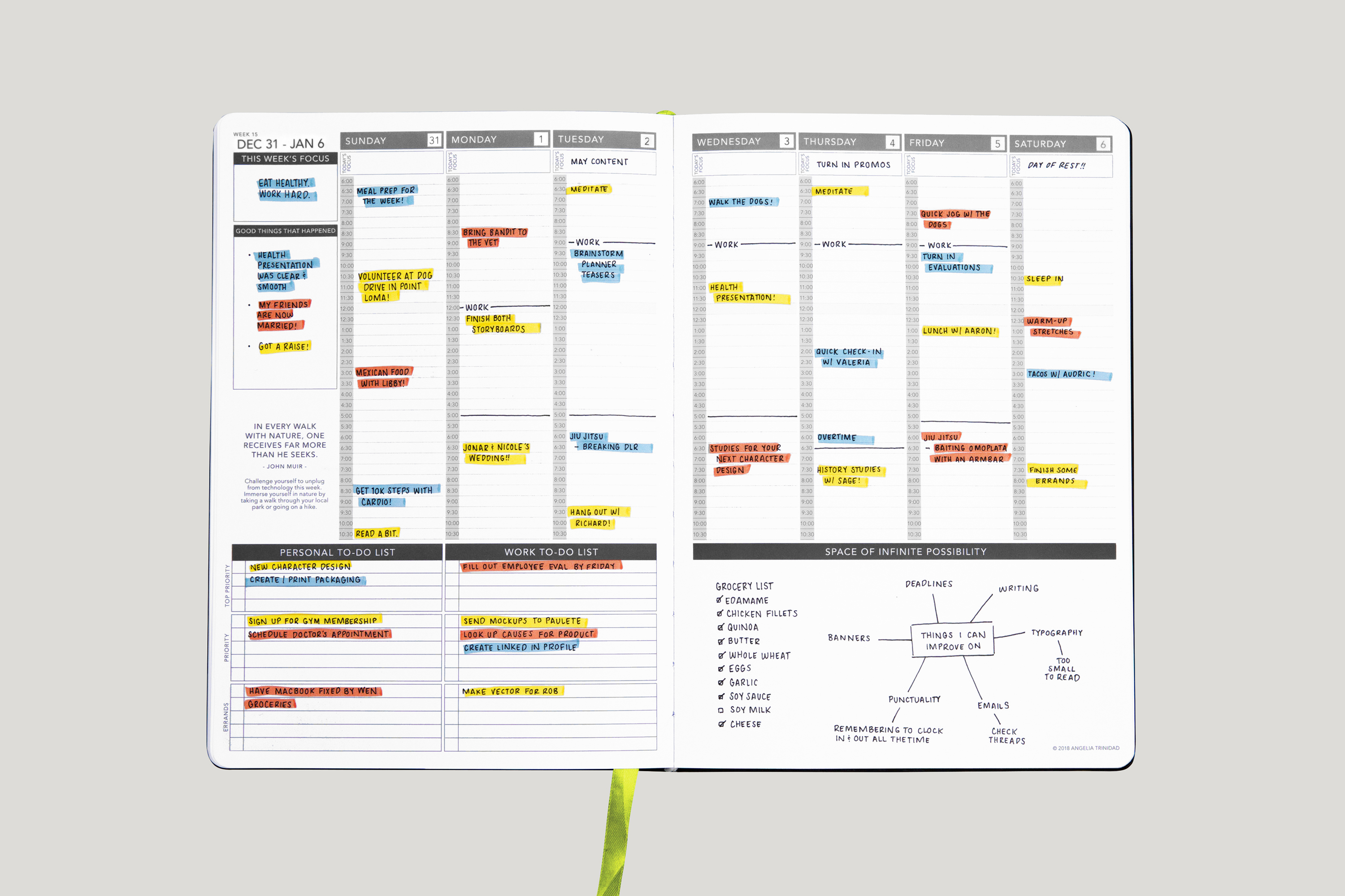 2020 Dated Brilliant Blush