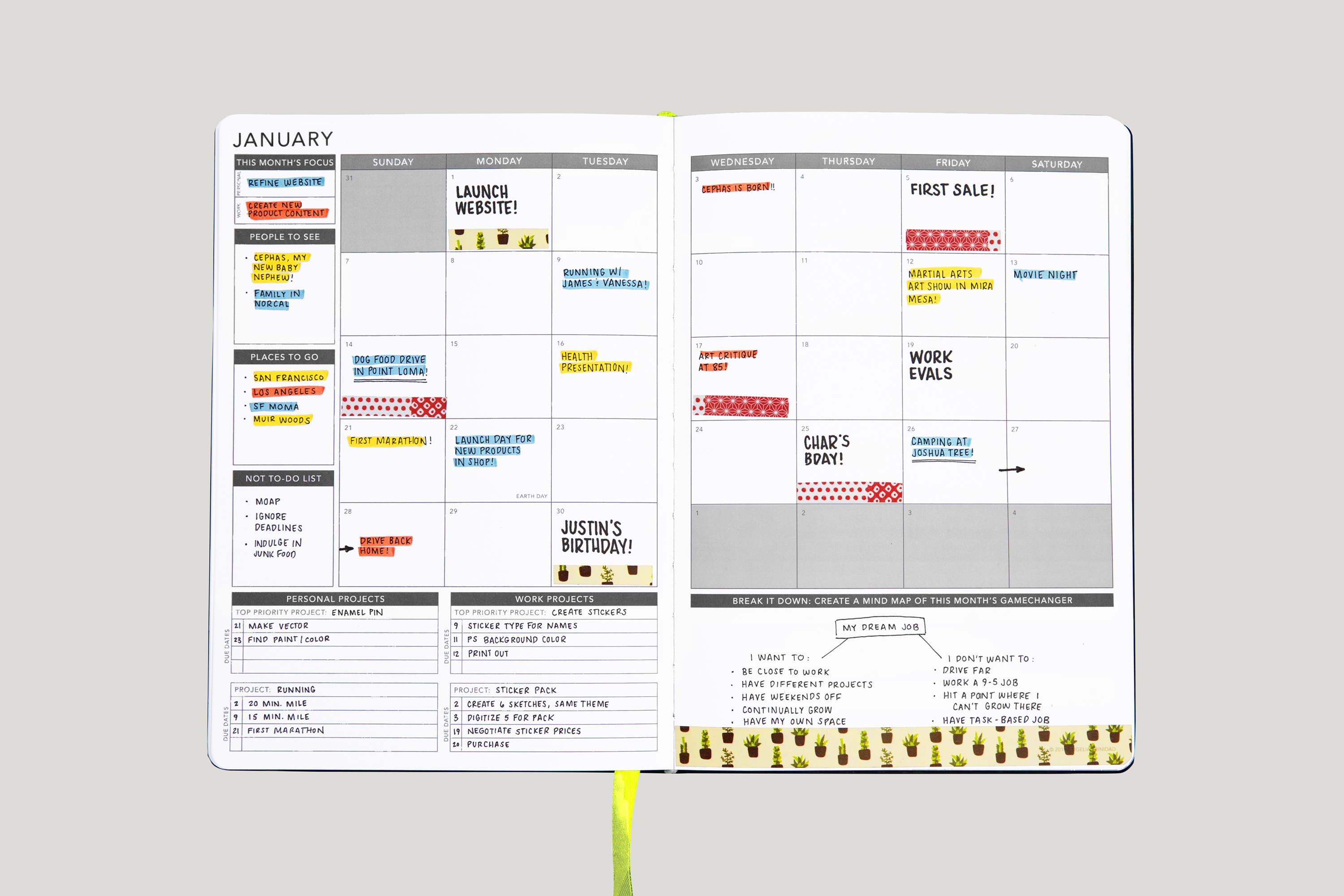 2020 Dated Brilliant Blush