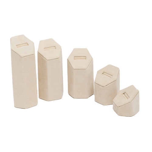 Suede Ring Tower - 5 Piece Set