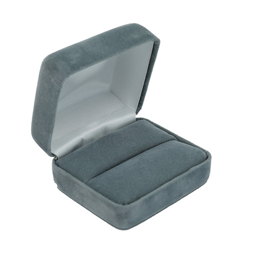 Velour Double Ring Box