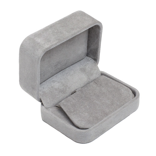 Round Corner Suede Small Earring/Pendant Box