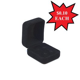 CLOSEOUT-Earring/Pendant Box-Black