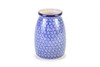 Milk Bottle Vase (Blue Doodle)