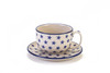 Latte Cup & Saucer (Morning Star)