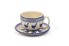 Latte Cup & Saucer (Blue Hen) Latte Cup & Saucer (Blue Hen)
