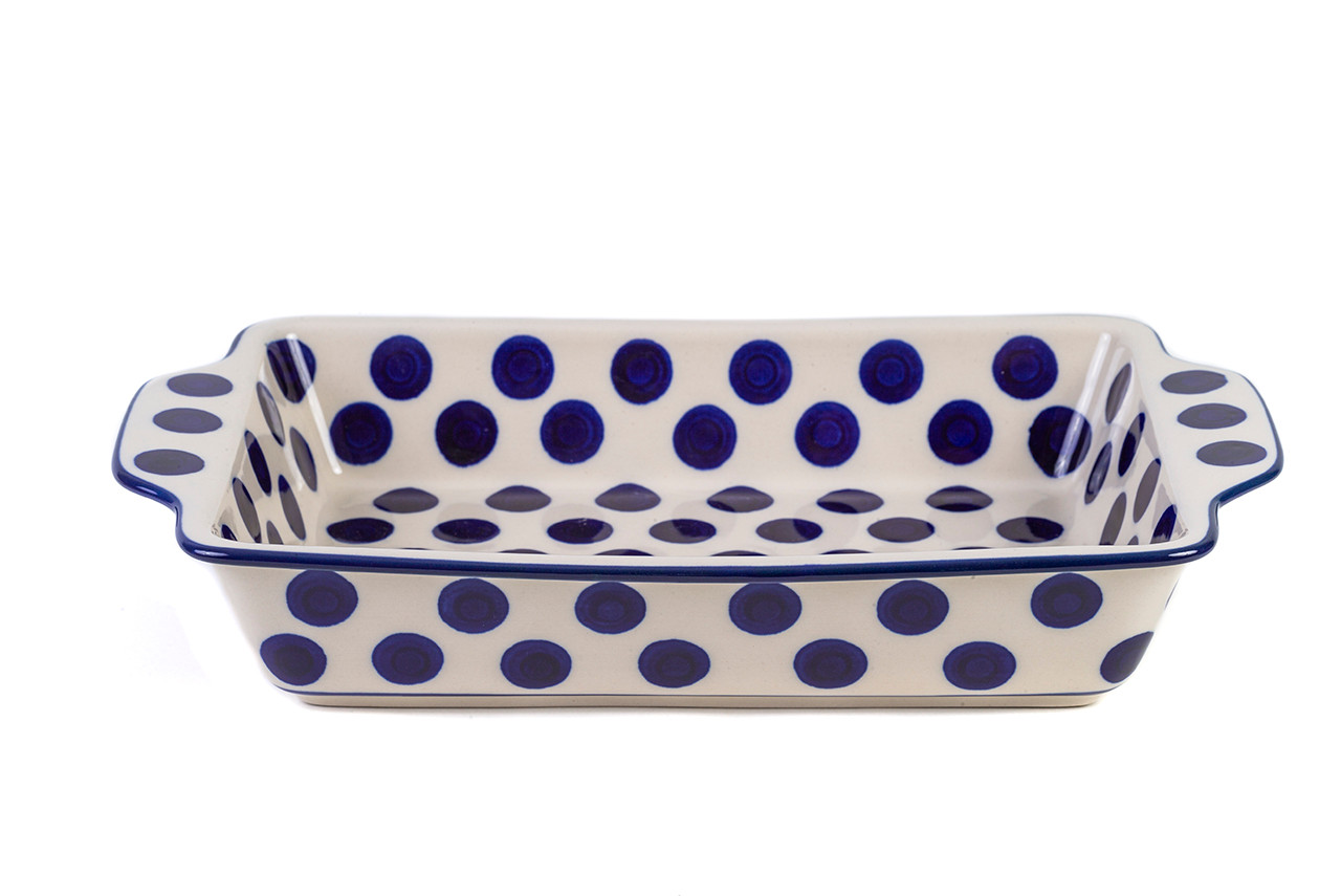 Baking Dish with Handles (Polka Dot) Country Traditionals