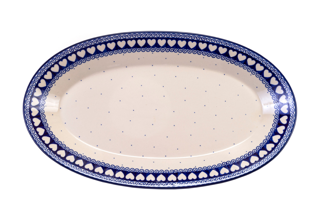 Oval clearance platter plates