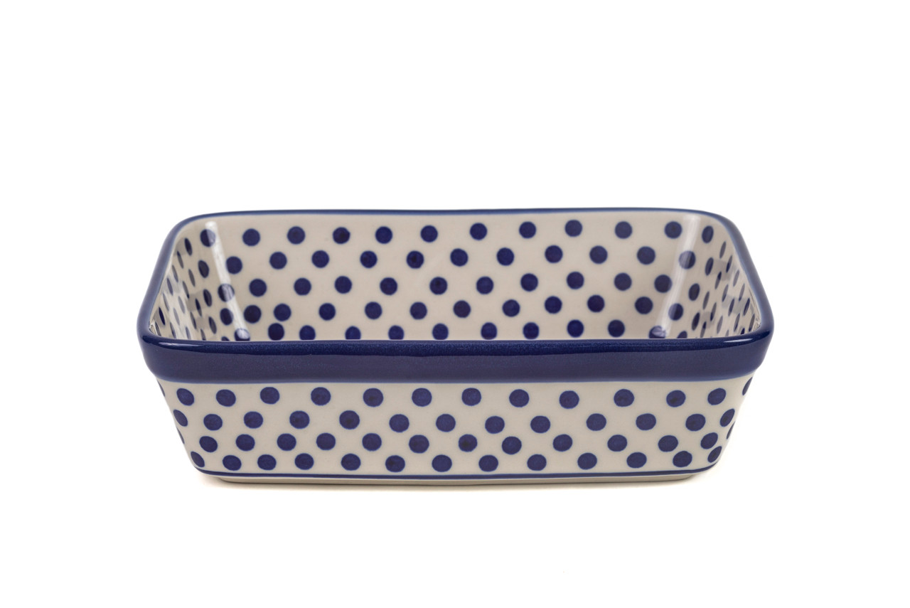 Deep Lasagne Dish (small) (Small Blue Dot) Country Traditionals