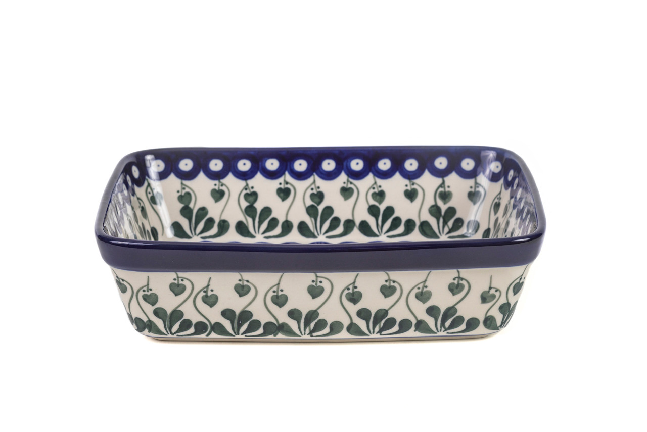 Deep Lasagne Dish (small) (Love Leaf) - Country Traditionals