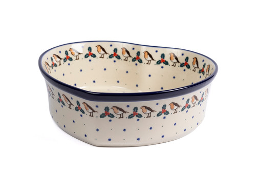 Heart Baking Dish (large) (Red Robin)