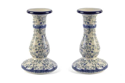 Pair of Candlesticks (Forget Me Not)