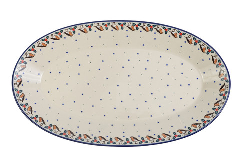 Oval Serving Platter (Red Robin)