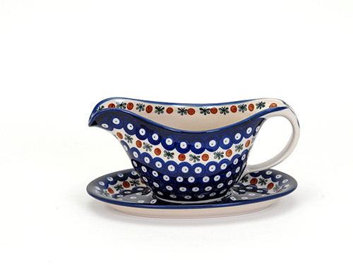 Gravy Boat with Saucer (Flower Tendril) - Country Traditionals