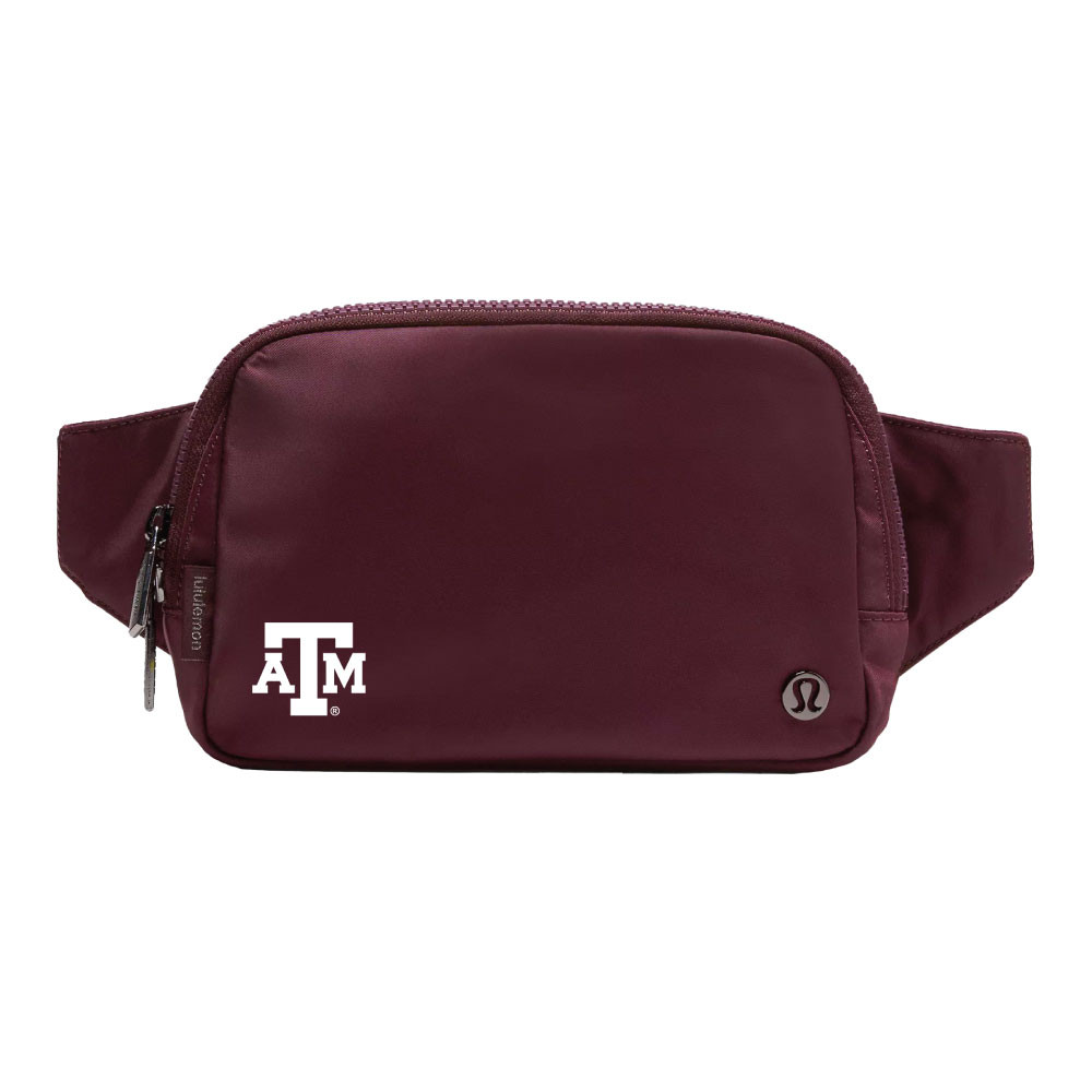 lululemon Texas A&M Cassis Everyday Belt Bag- Block Logo - Maroon U