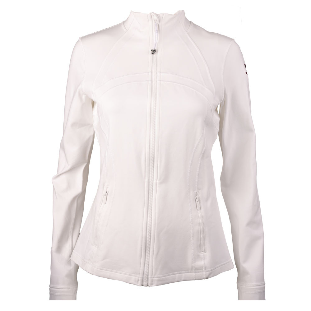 lululemon ジップアップジャケット ホワイト サイズ2 lululemon Women's White Define Jacket - College Station Sleeve