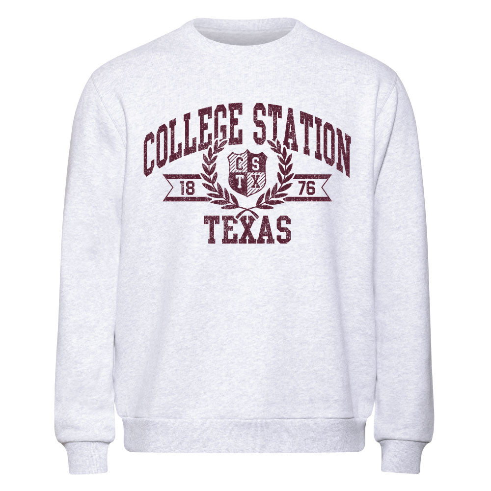 lululemon Heathered Grey Steady State Crewneck - College Station