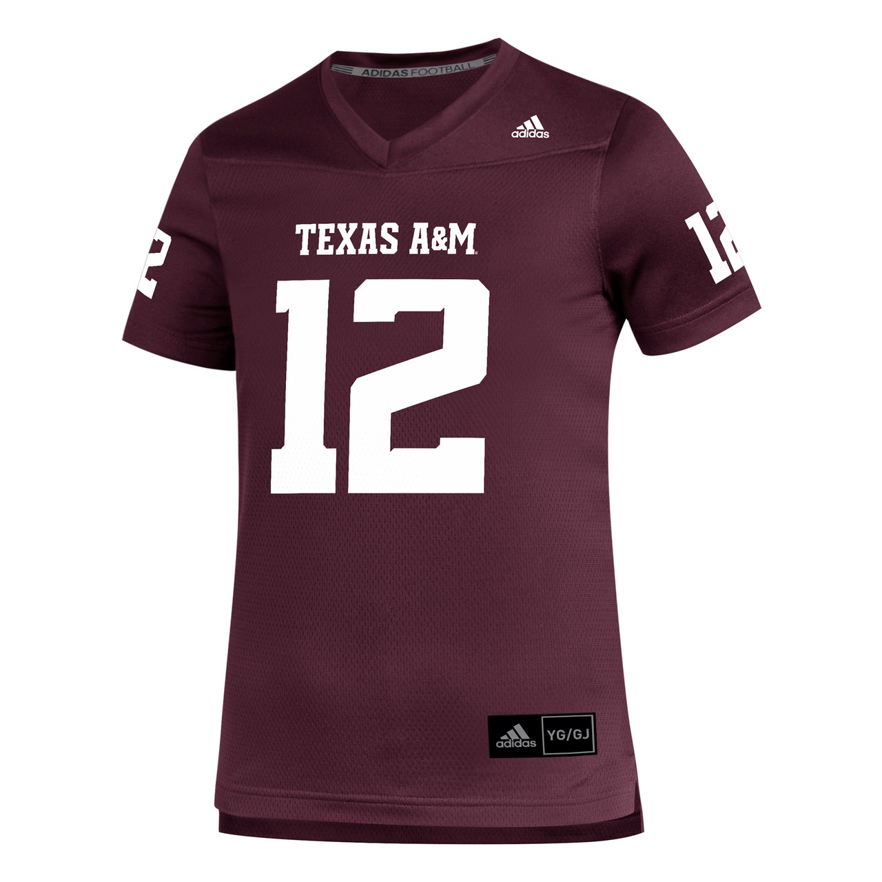 アディダス テキサスA＆M大学 アメフト ユニフォーム Adidas Youth Replica Jersey - Maroon - Maroon U