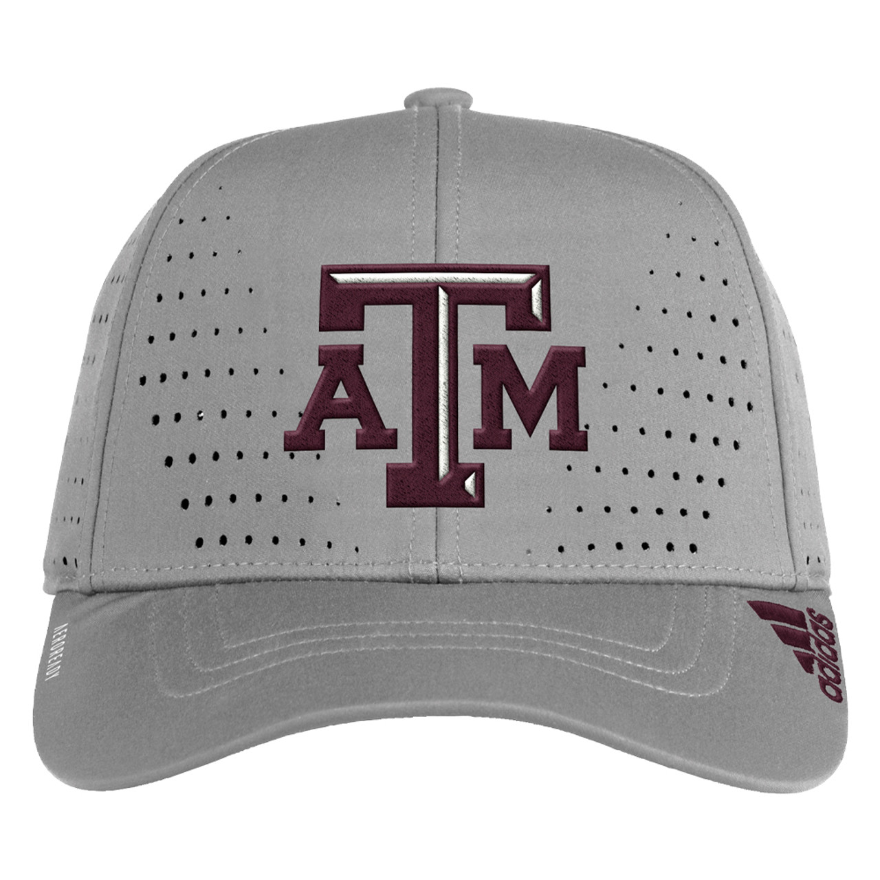 Men's Grey Laser Performance Cap Maroon U